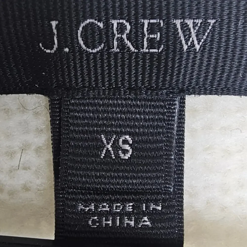 J. Crew Womens Fiar Isle Nordic Wool Blend Sweater XS Snowflake Preppy Holiday